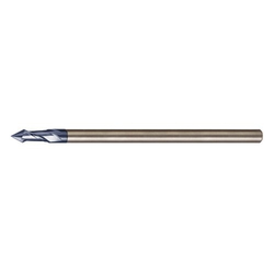 楔形掏槽硬質合金立銑刀、長類型、塗層係列AMVL 60°