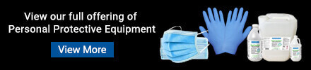 MISUMIUSA。COM PPE橫幅安全設備顯示安全手套,口罩,消毒的解決方案